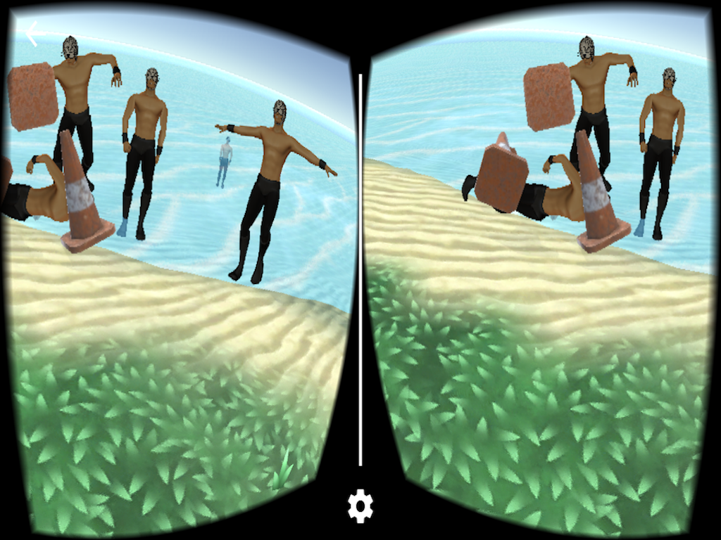 VR Desert Island for Google CardBoard screenshot 6