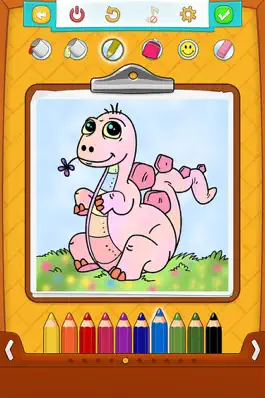 Game screenshot Картинки Раскраски Динозавры apk