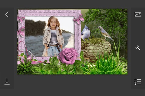 Forest Photo Frames - make eligant and awesome photo using new photo frames screenshot 4