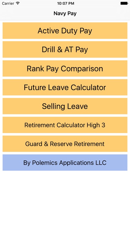 Navy Pay