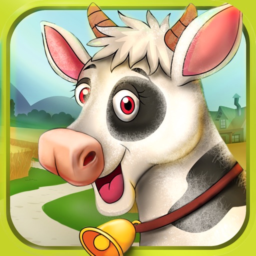 Village Farm Animals Kids Game - Children Loves Cat, Cow, Sheep, Horse & Chicken Games Icon