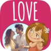 Frames with love - Photo editor to put your photos in frames with love quotes