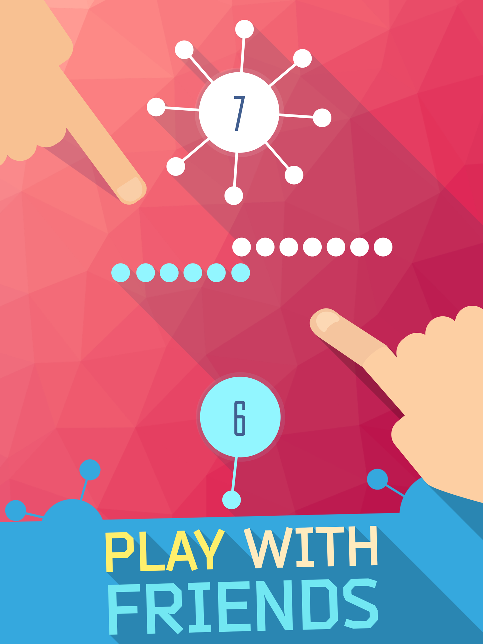 1200: Double Hit - Two Color Dots Addictive Puzzle