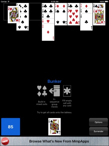 Bunker Solitaire screenshot 3