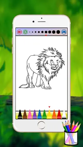 Game screenshot lion coloring book hack