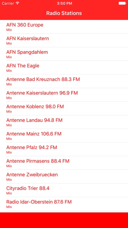 Radiosender Rheinland-Pfalz FM Online Stream