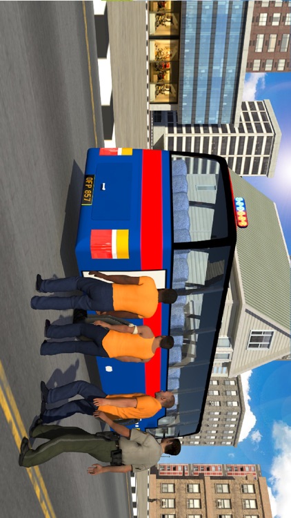 Police Bus Transport Criminals