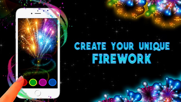 Fireworks: Augmented reality game. Celebrate!