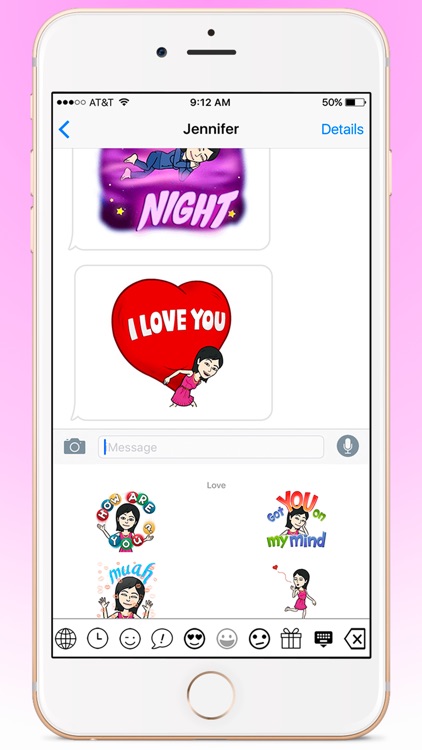 Girlmoji Keyboard - Emoji Keyboard for cute girls screenshot-1