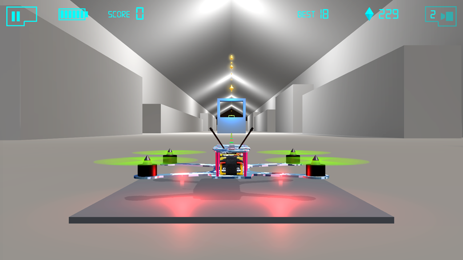 #4. Drone Racing -Quadcopter FPV racing (iOS) By: QIAN ZHOU