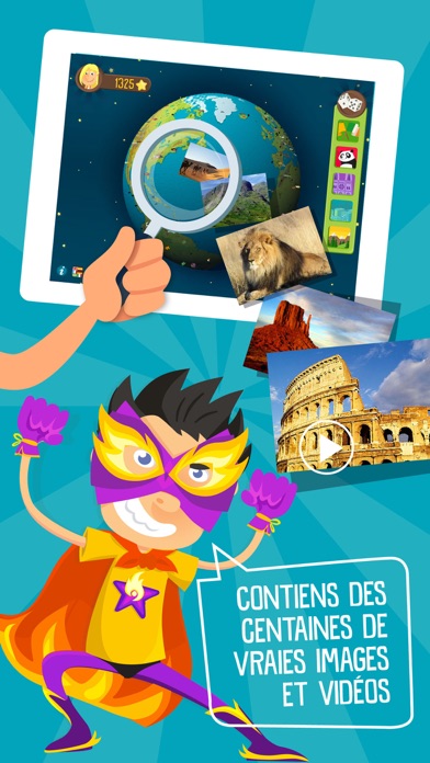 Screenshot #3 pour Atlas 3D pour Enfants – Jeux Géographie et Animaux