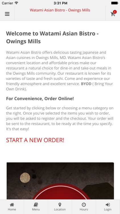 Watami Asian Bistro - Owings Mills Online Ordering