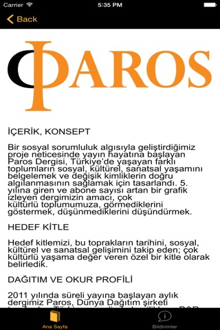 Paros Dergi screenshot 2