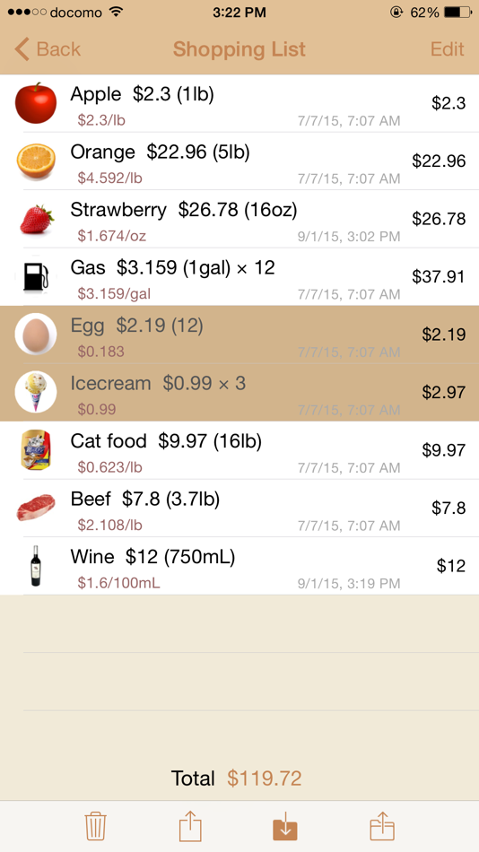 #4. @Calc - Unit Price Calculator (iOS) 来自: Hiroshi Hattori