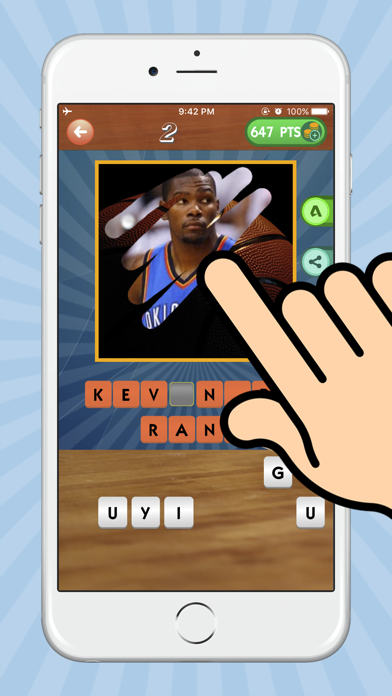 Screenshot #2 pour Basketball Quiz Pics- Best Quiz The Basketball Players!