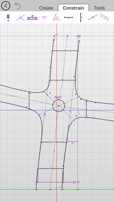 Screenshot #2 pour Uptirage - créer des dessins CAO en 2D