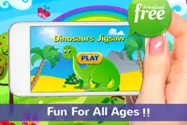 Game screenshot Dinosaurs Jigsaw Puzzles Free For Kids & Toddlers! apk