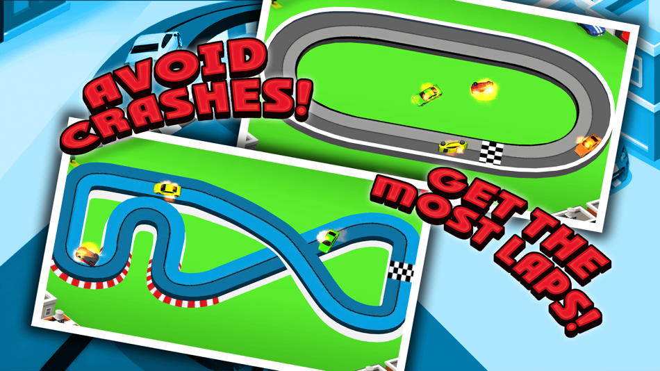 #5. Slots Cars Smash Crash: A Wrong Way Loop Derby Driving Game (iOS) 由: Loretta Cheron