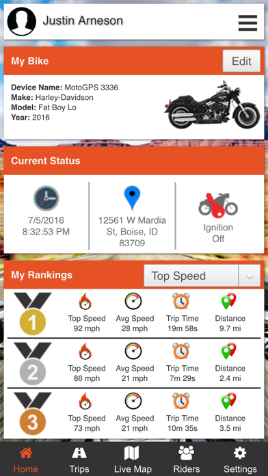 Screenshot #1 pour MotoGPS