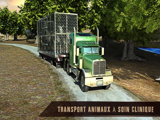 Screenshot #4 pour Sauvage africain animale Sauvetage Simulateur: Un Hors route Transport Camion Jeu