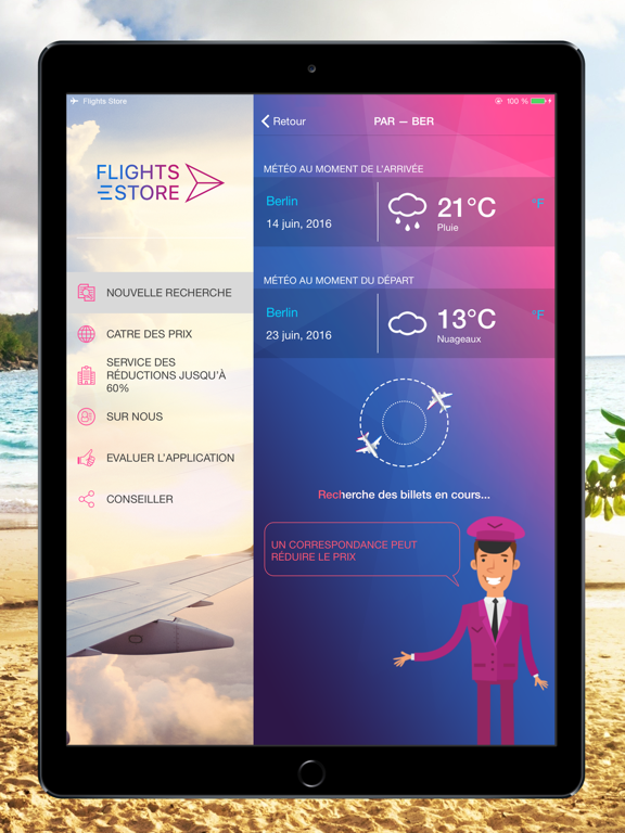 Screenshot #6 pour Vols Pas Chers - Flights Store! Billet d’avion!