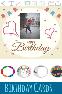 Game screenshot Create birthday cards - edit and design postcards mod apk