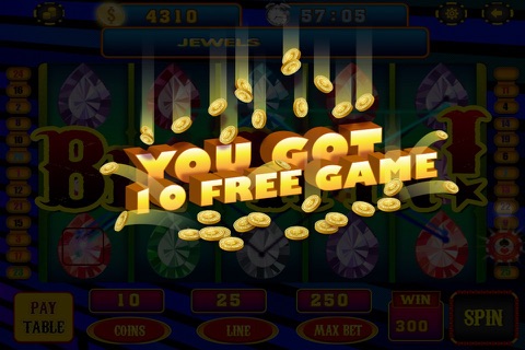 Genies Jewel & Gems Slots Bonanza Slot Machine screenshot 3