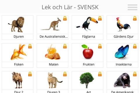 Play and Learn SWEDISH screenshot 2