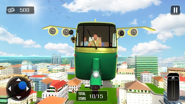 Futuristic Flying tuk tuk rickshaw simulator 3D(圖4)-速報App