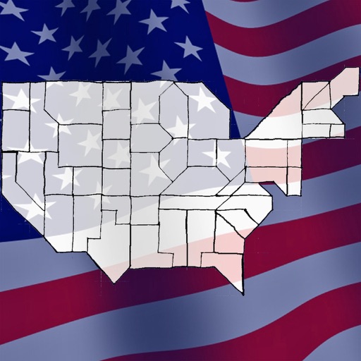 Learnin' USA: States, Capitals & Major Cities of America Quiz Game Icon