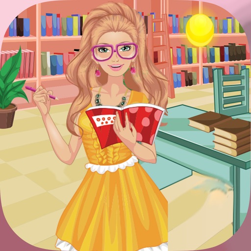 College Stylish Girl - Free DressUp Game Icon