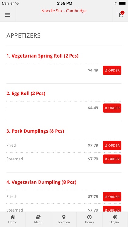 Noodle Stix - Cambridge Online Ordering