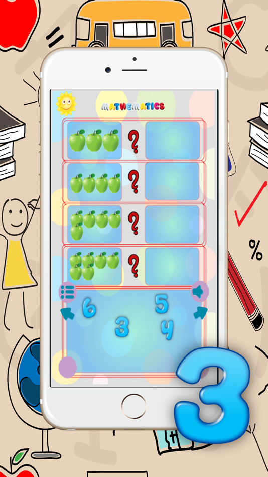 #4. 123 Mathematics : Learn numbers shapes and relation early education games for kindergarten (iOS) Podle: Natthaya Sutthitham