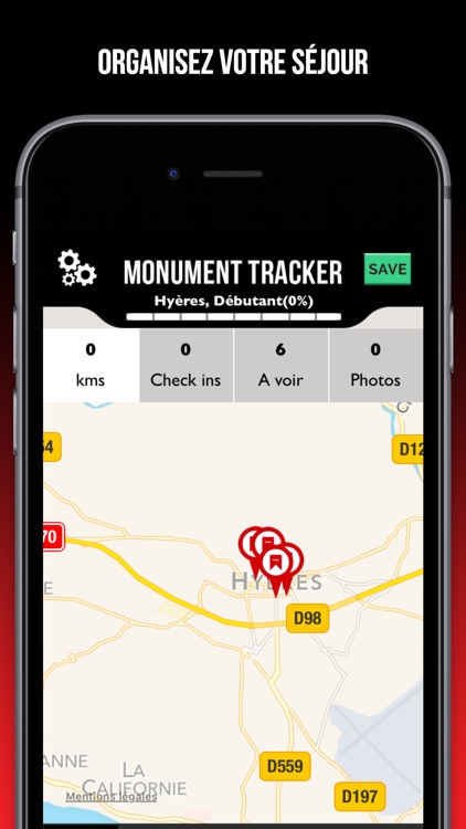 Hyeres Guide Monument Tracker