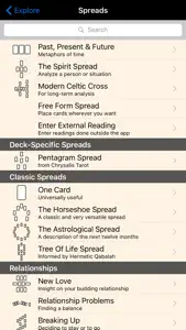 Chrysalis Tarot screenshot #3 for iPhone