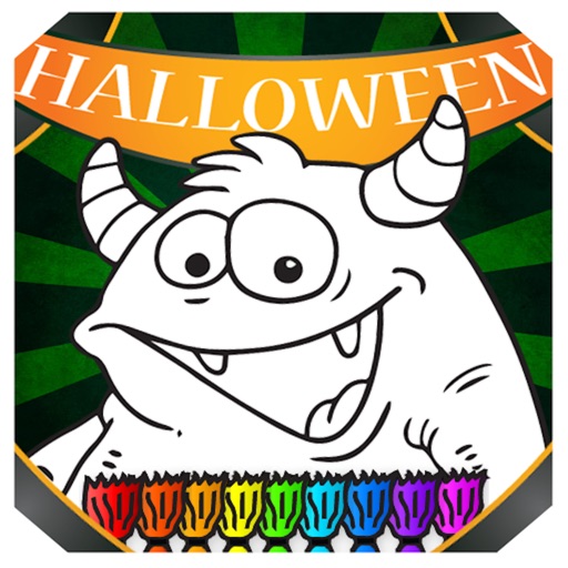 Halloween Coloring Book HQ FREE icon