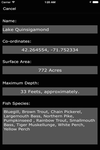 Massachusetts: Lakes and Fish screenshot 3