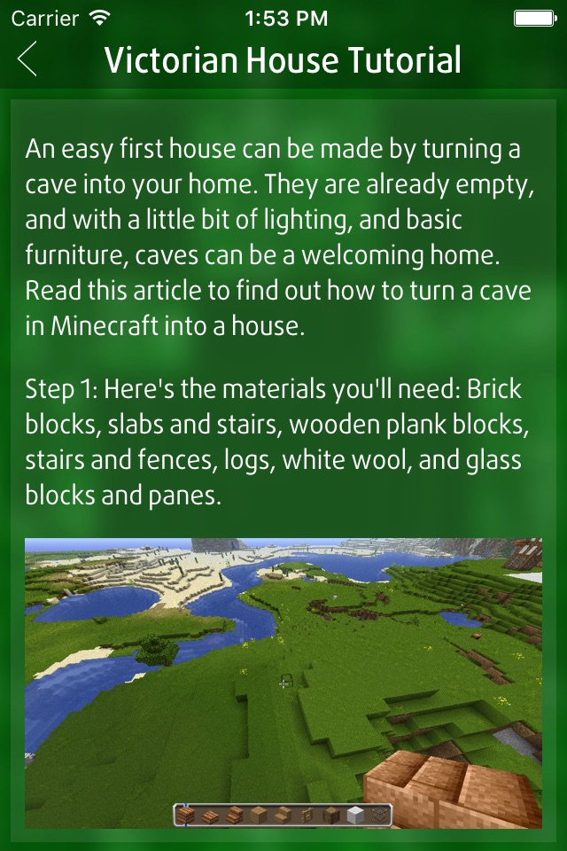 Guide for Building House - for Minecraft PE Pocket Edition screenshot 4