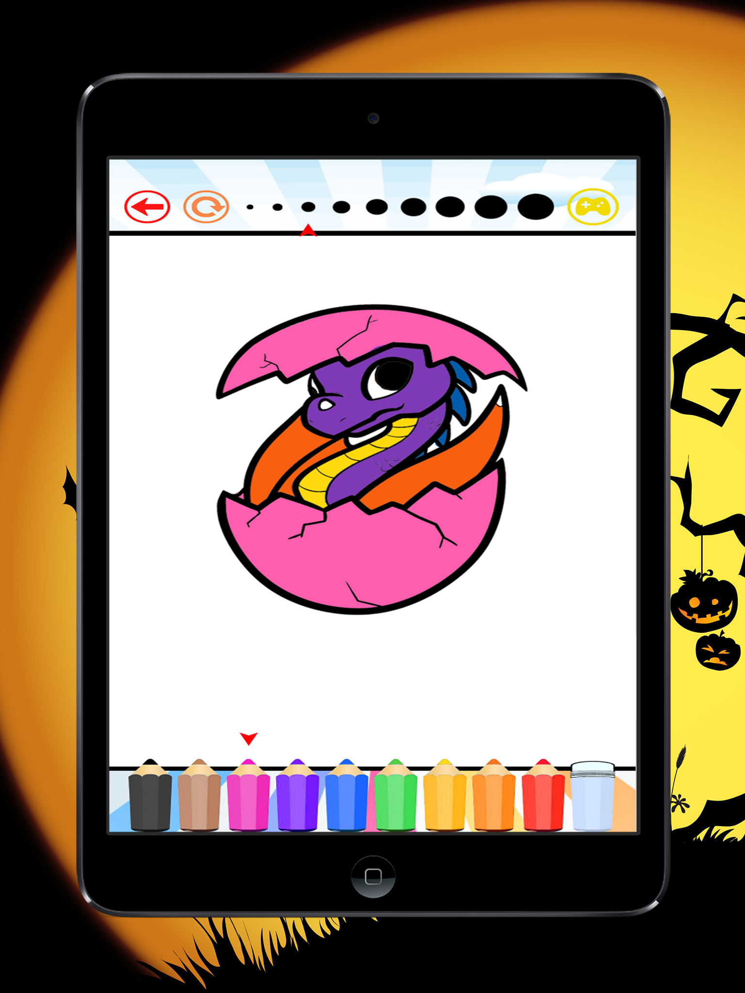 Dragon Coloring Book for Children: Learn to color and draw a dragon, monster and more screenshot 6