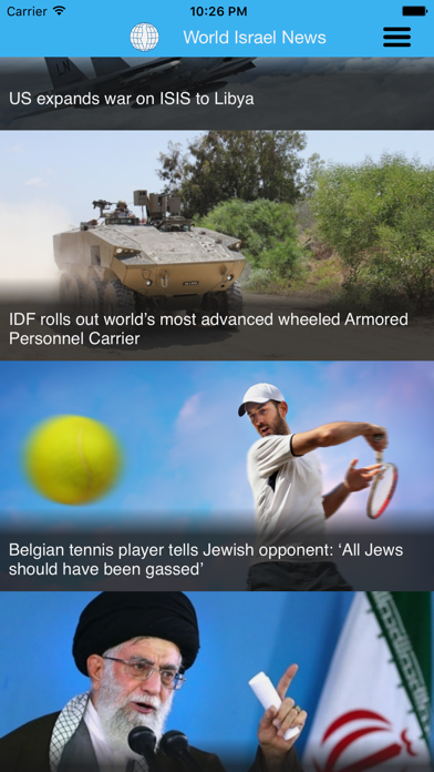 World Israel News Screenshot 1 - AppWisp.com World Israel News Screenshot 1 - AppWisp.com