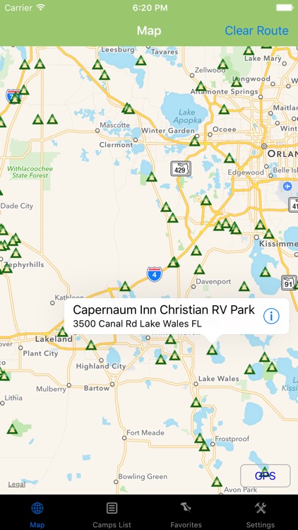 Florida – Camping & RV spots
