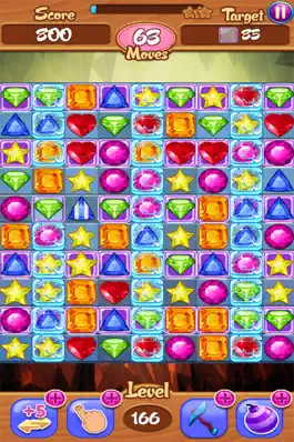 Game screenshot Crystal Insanity - Match 3 Diamond & Jewels Mania mod apk