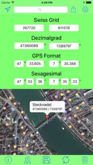 swiss grid koordinaten tool iphone bildschirmfoto 2
