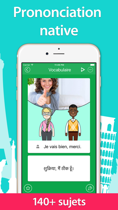 Screenshot #2 pour 5000 Expressions - Apprendre le Hindi Gratuitement