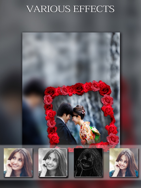 Screenshot #5 pour LOVE CAMERA ++ Romantic Photos Effects & Pip Photo Editor