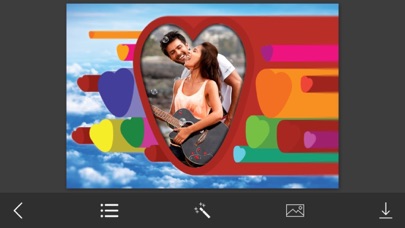 Great Couple Photo Frames - Instant Frame Maker & Photo Editor iPhone screenshot 4 - Photo & Video app