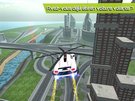 Screenshot #6 pour Voler Hélicoptère Voiture Futuristic Rescue Flight Simulator - Muscle Extreme 3D de voiture