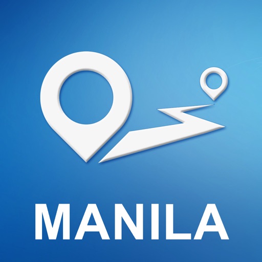 Manila, Philippines Offline GPS Navigation & Maps icon