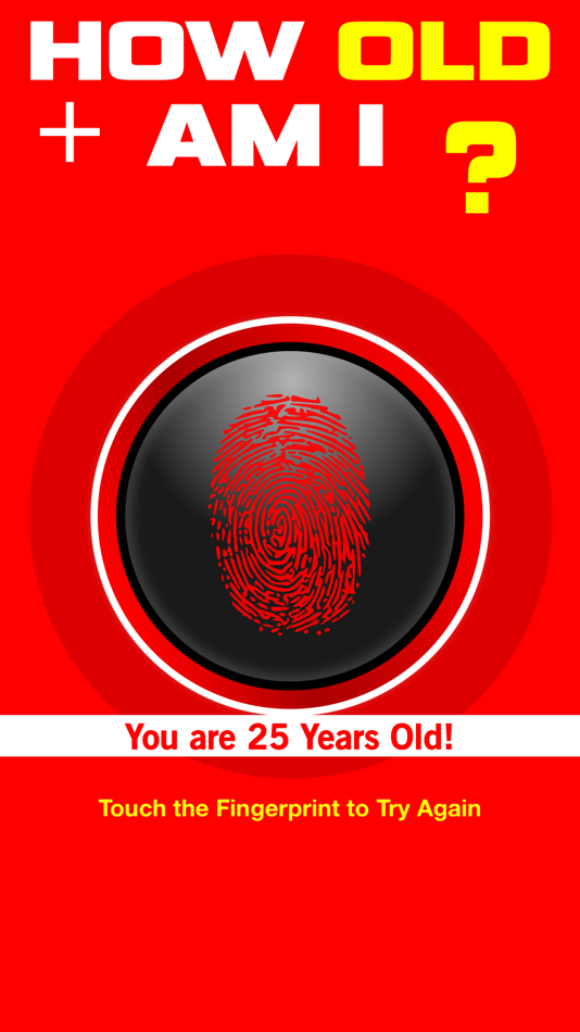 How Old Am I - Age Guess Booth Fingerprint Touch Test + HD - 1.0 - (iOS)