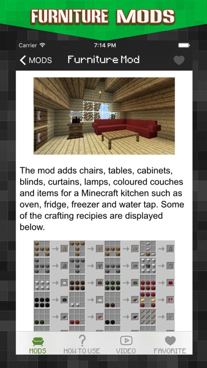 FURNITURE MODS for Minecraft PC - Best Wiki & Game Tools for Minecraft PC Edition